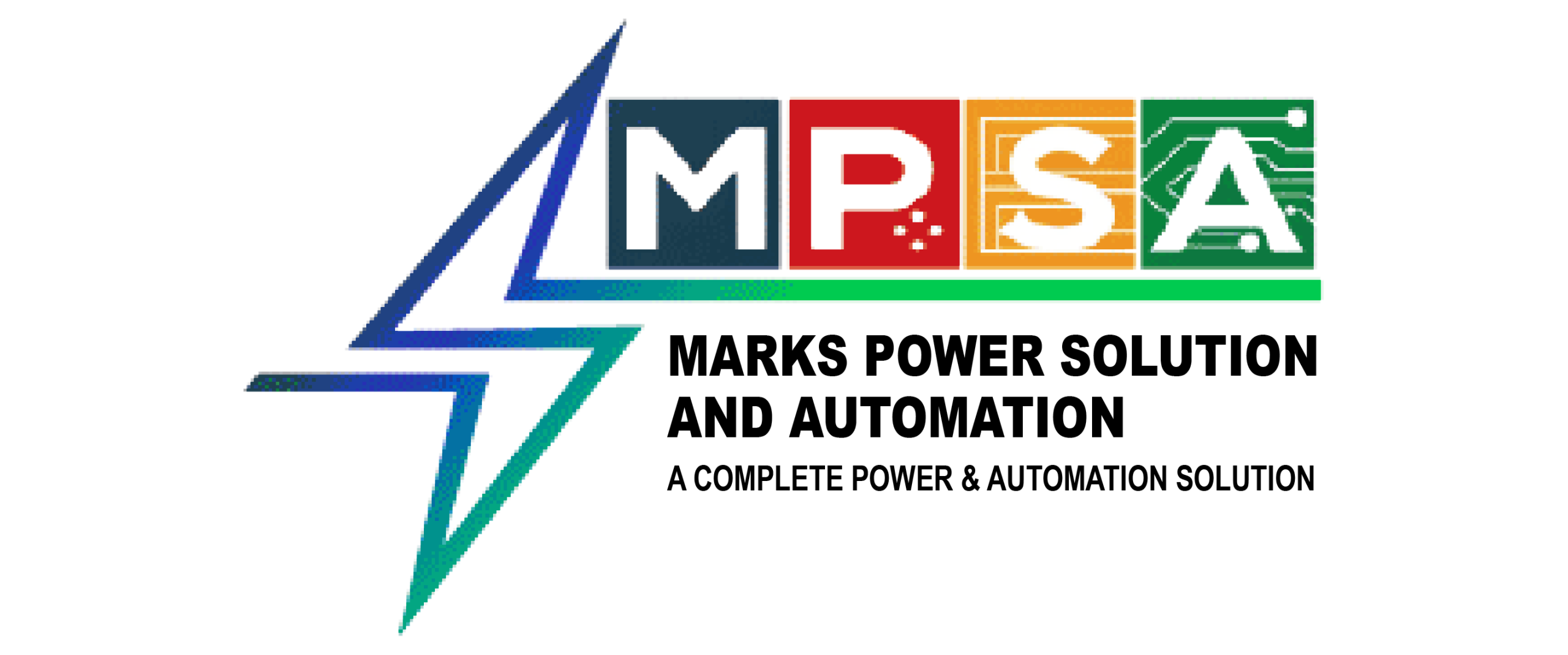 marks power logo header